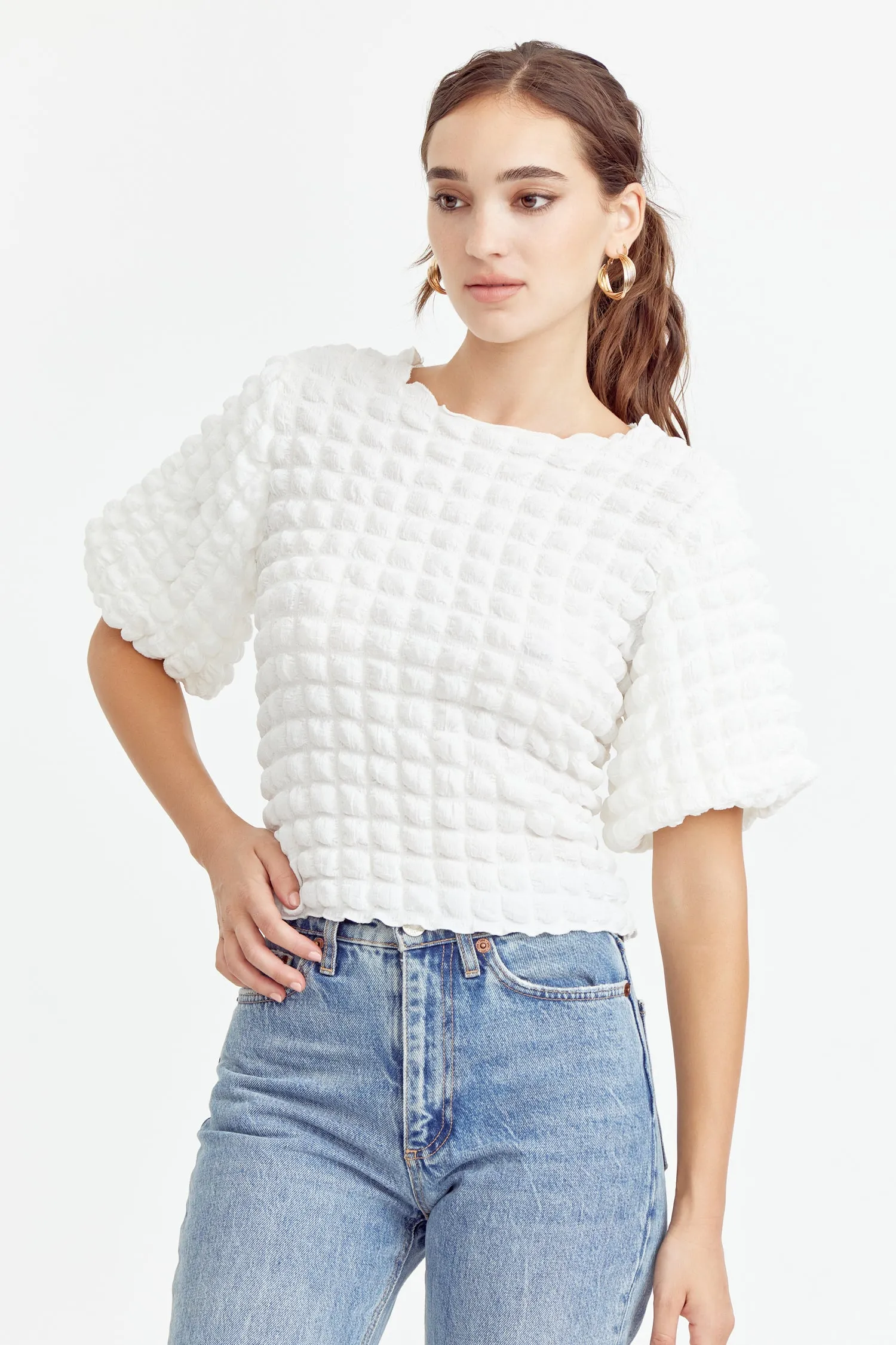 !!!!! Olivia Popcorn Knit Top
