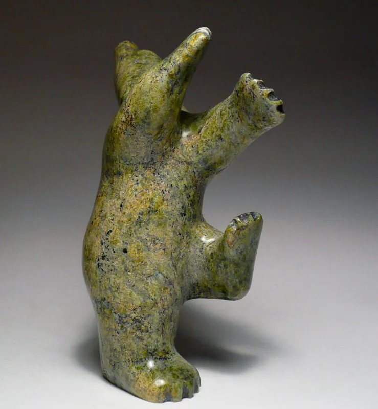 8.5" Dancing Bear by Qavavau Shaa