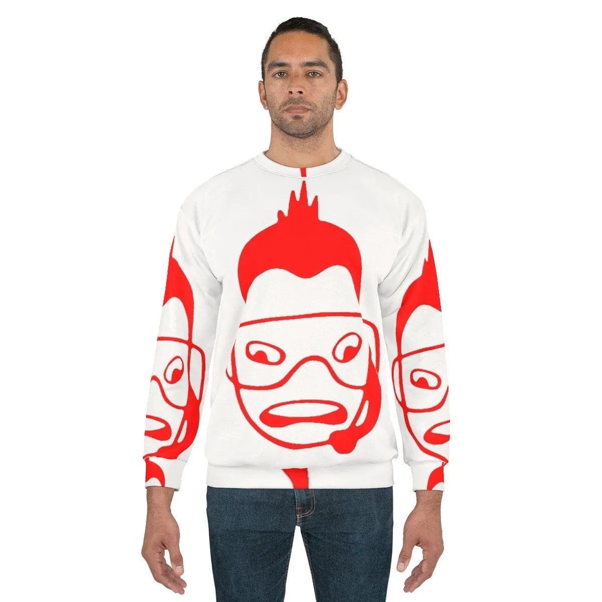 90s Britpop Ice Hockey Super Furry Animals Sweatshirt