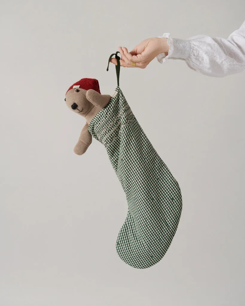 Alfen Teddy, Christmas hat - Hibiscus Red