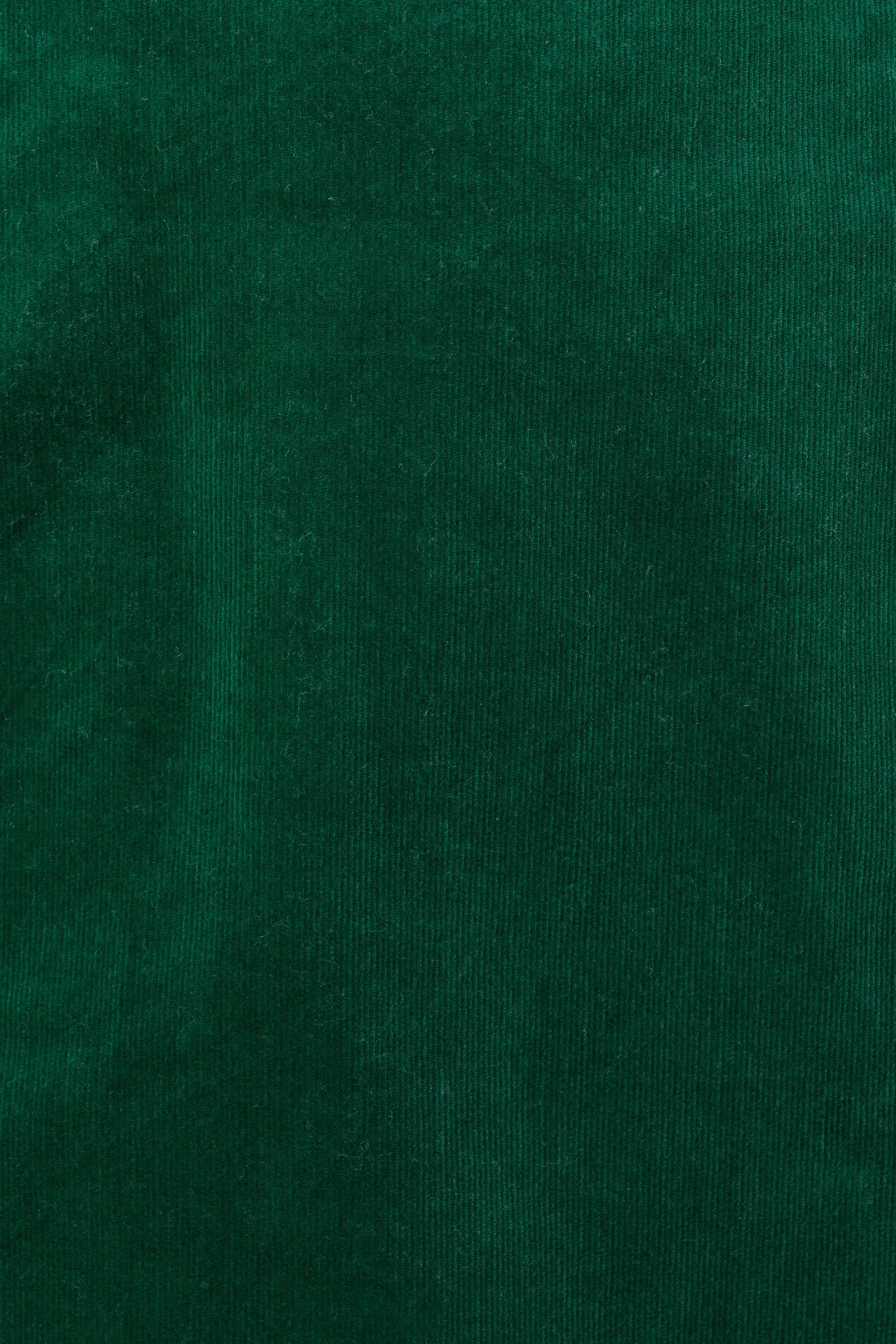 Bonny Babycord Long Sleeve Mini Dress - Dark Green