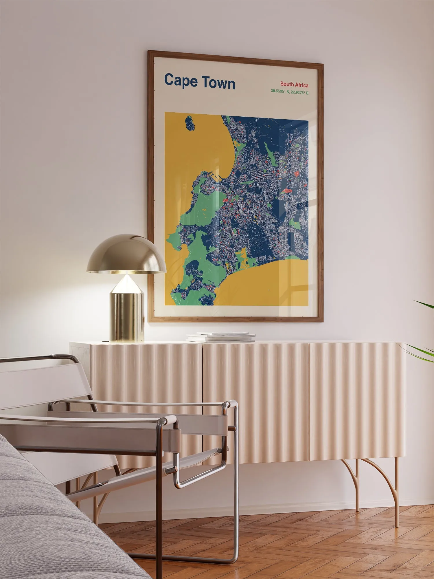 Cape Town Map Print
