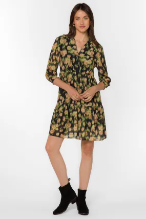 Cardea Blurred Floral Dress