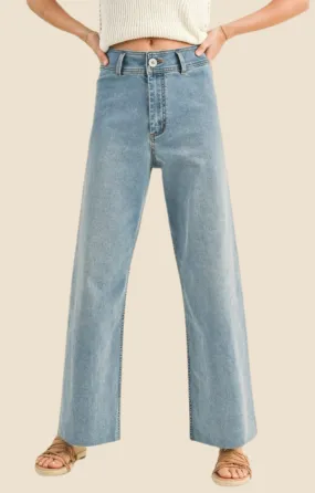 Carina Blue Denim Crop Jeans