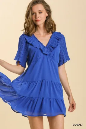 Cobalt Ruffles