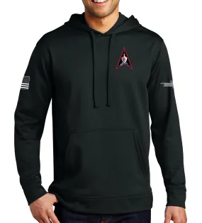 DEL 15 Performance Hoodie Sweatshirt. (This material is lighter than the 50-50) This sweatshirt is NOT approved for PT.