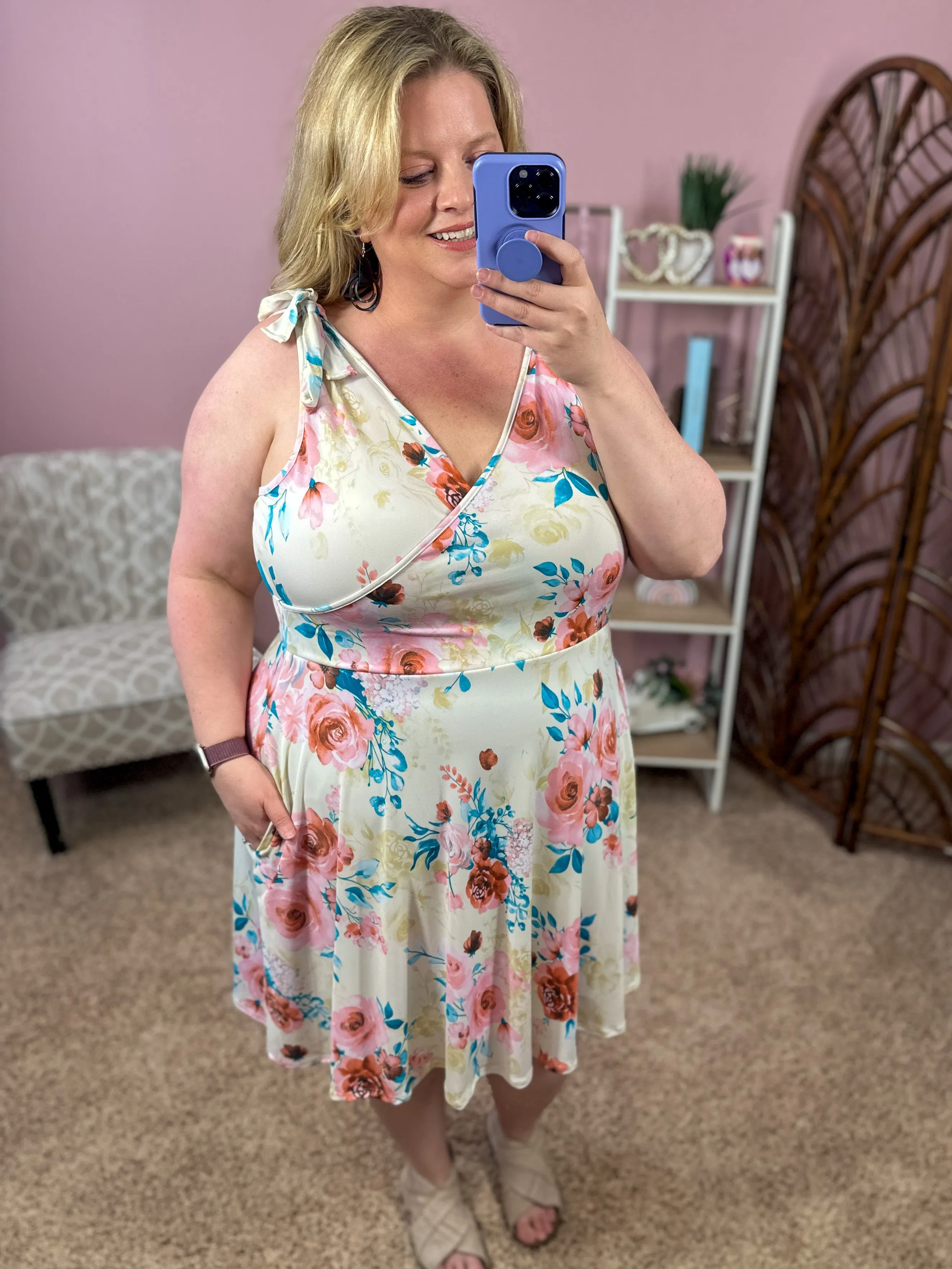 Diamond in the Sky Dress - Cream