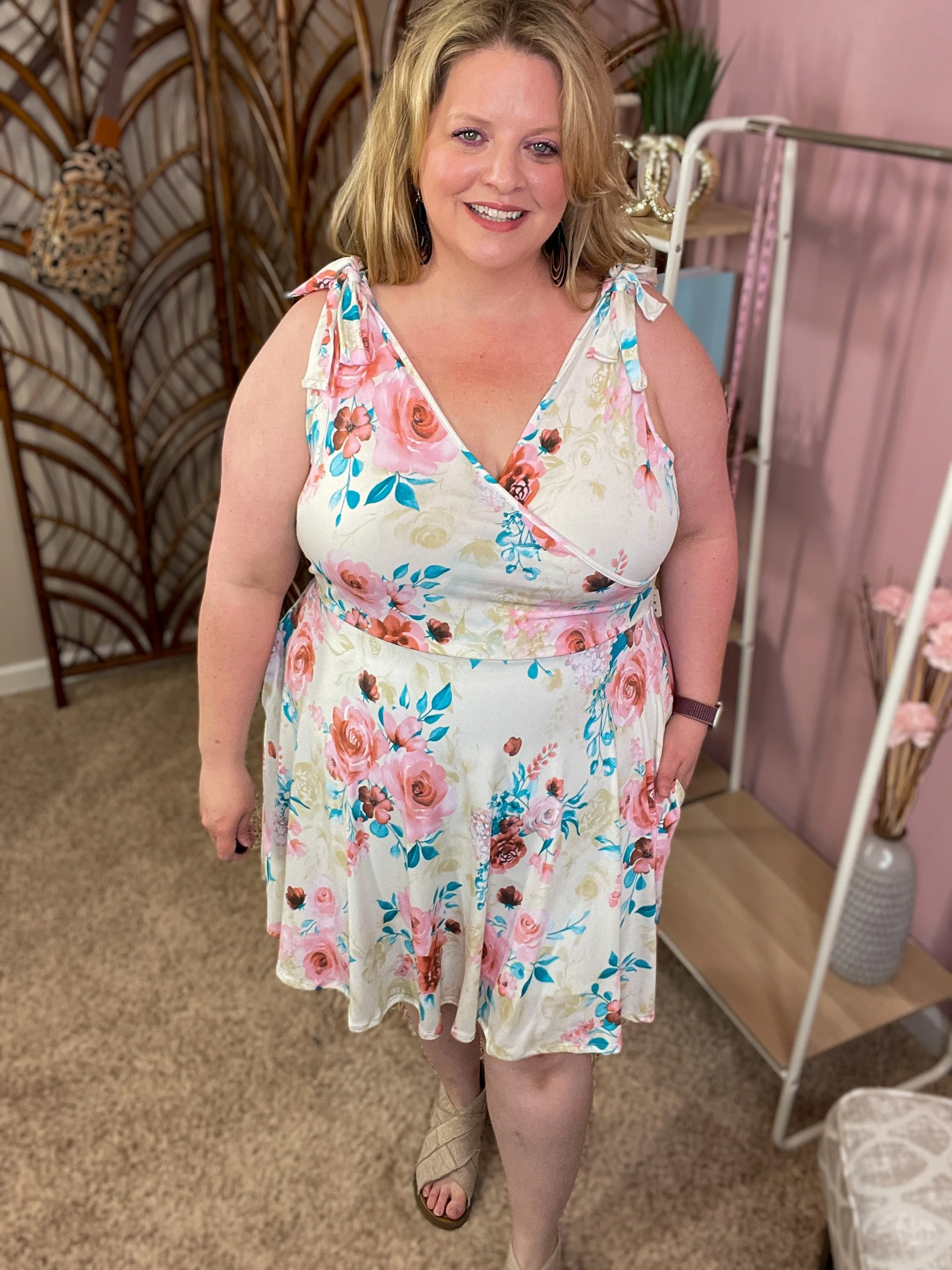 Diamond in the Sky Dress - Cream