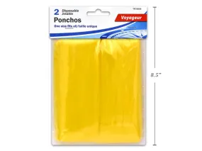 Disposable Rain Poncho 2 Pack