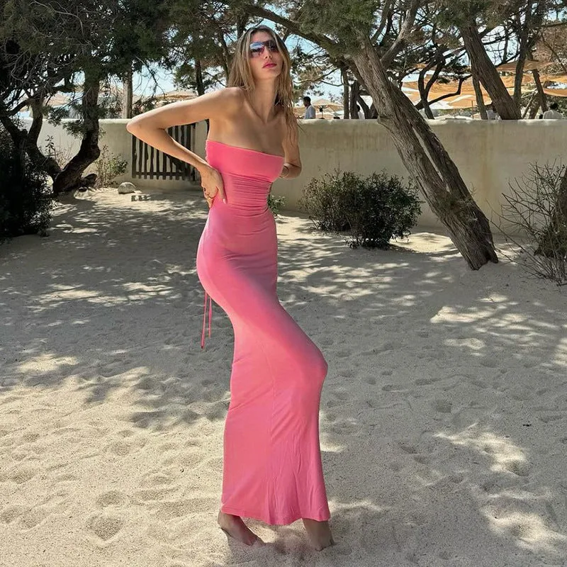 Ella Strapless Maxi Dress