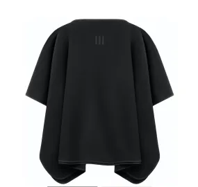 FEAR OF GOD ATHLETICS WOMEN'S SUEDE FLEECE PONCHO BLACK