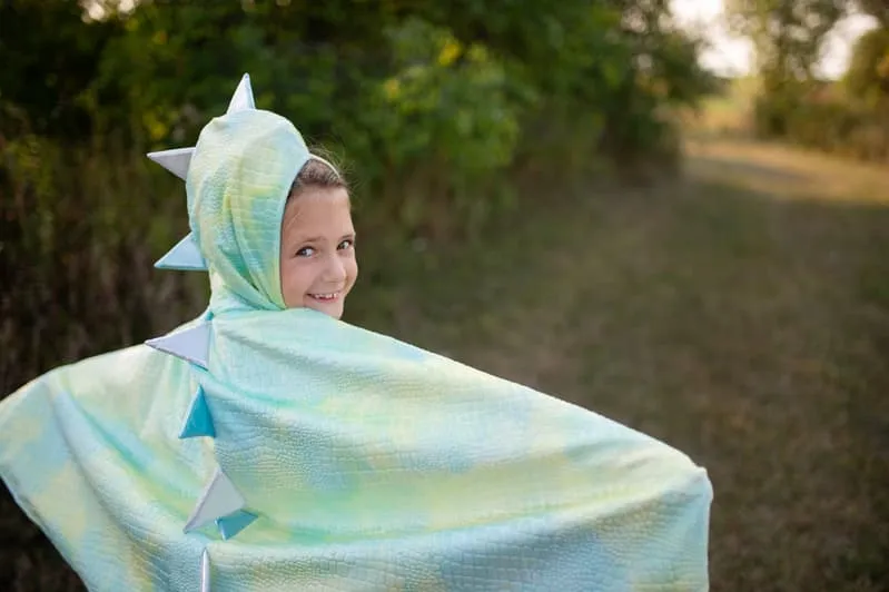 Great Pretenders - Reversible Rainbow Unicorn Dragon Cape - Size 5-6