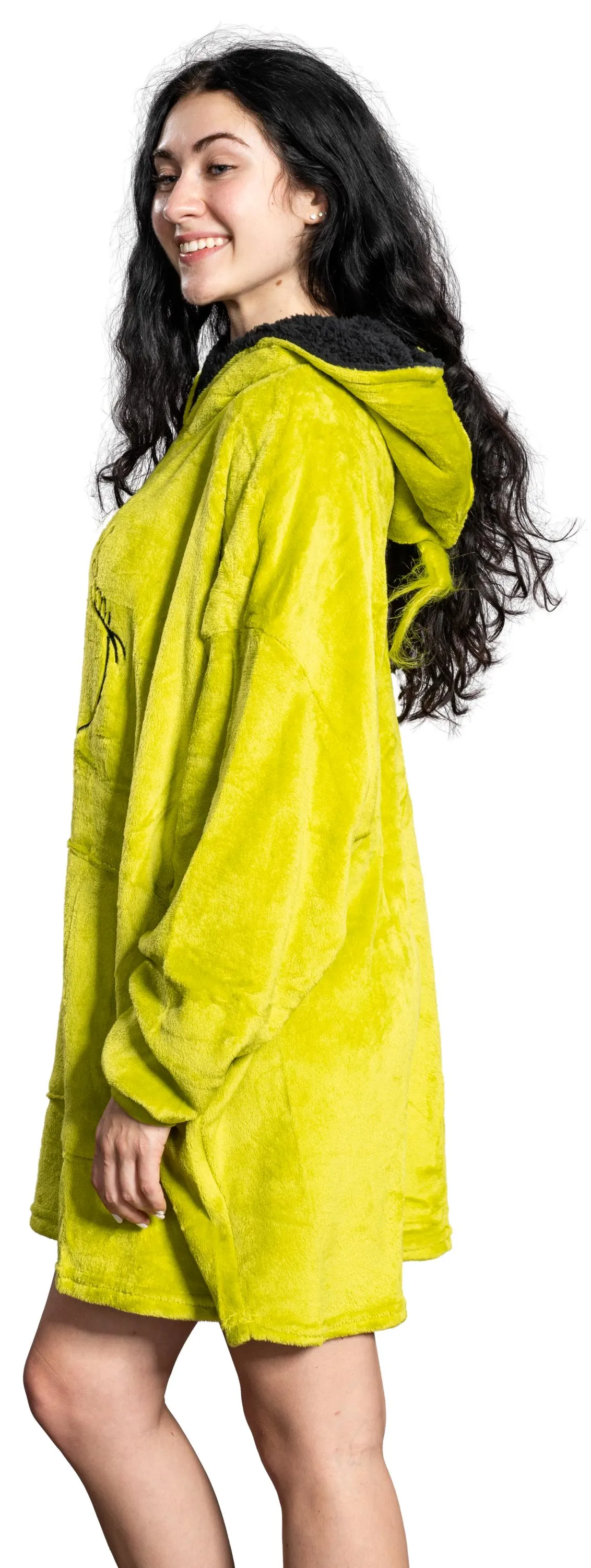 Grinch Hoodie JulesRoche Cozy Warm Christmas Poncho