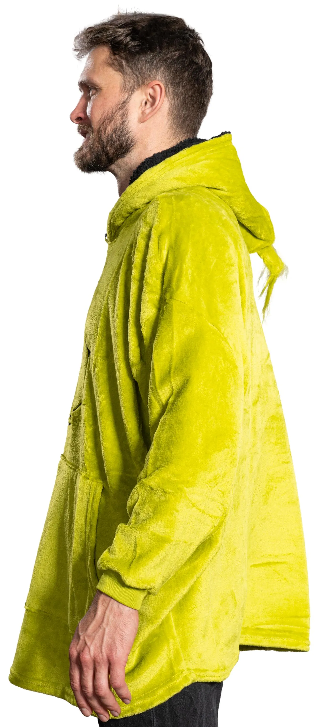 Grinch Hoodie JulesRoche Cozy Warm Christmas Poncho