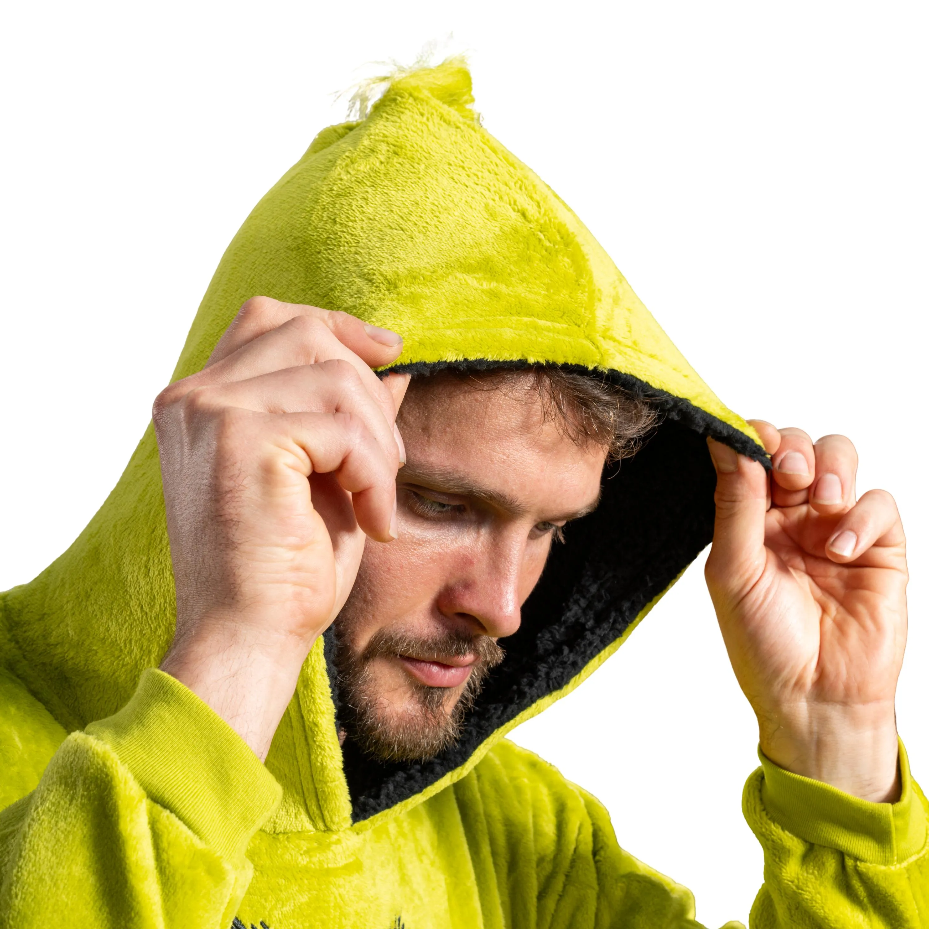 Grinch Hoodie JulesRoche Cozy Warm Christmas Poncho