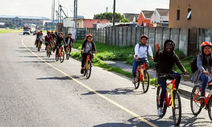 Guided bicycle township tour
