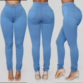High Waisted Skinny Jeans