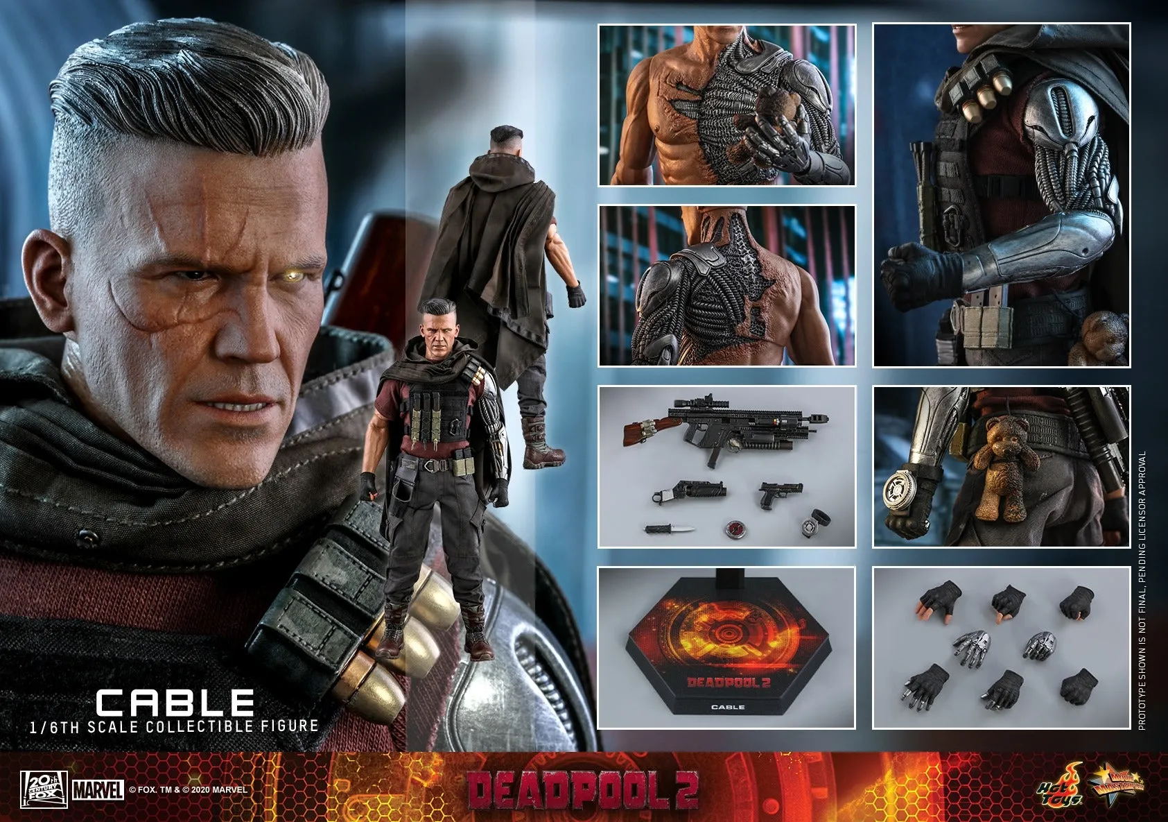 Hot Toys - MMS583 - Deadpool 2 - 1/6th scale Cable Collectible Figure