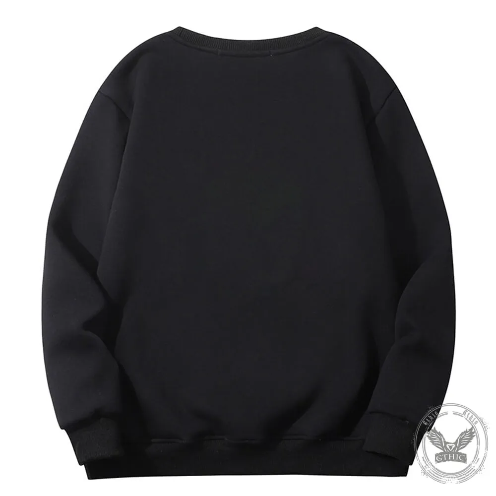 I’m Not A Control Freak Crew Collar Fleece Sherpa Sweatshirt