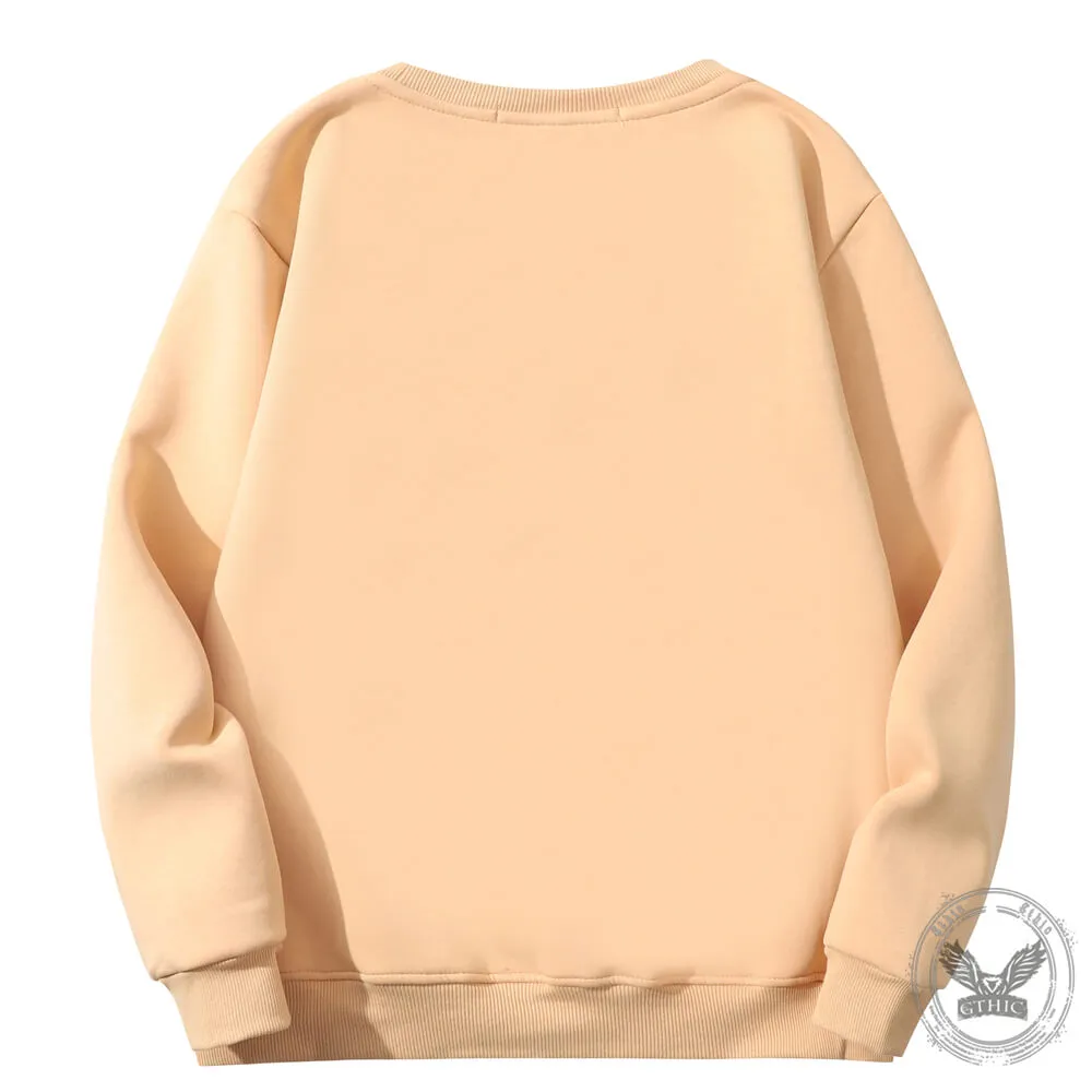 I’m Not A Control Freak Crew Collar Fleece Sherpa Sweatshirt