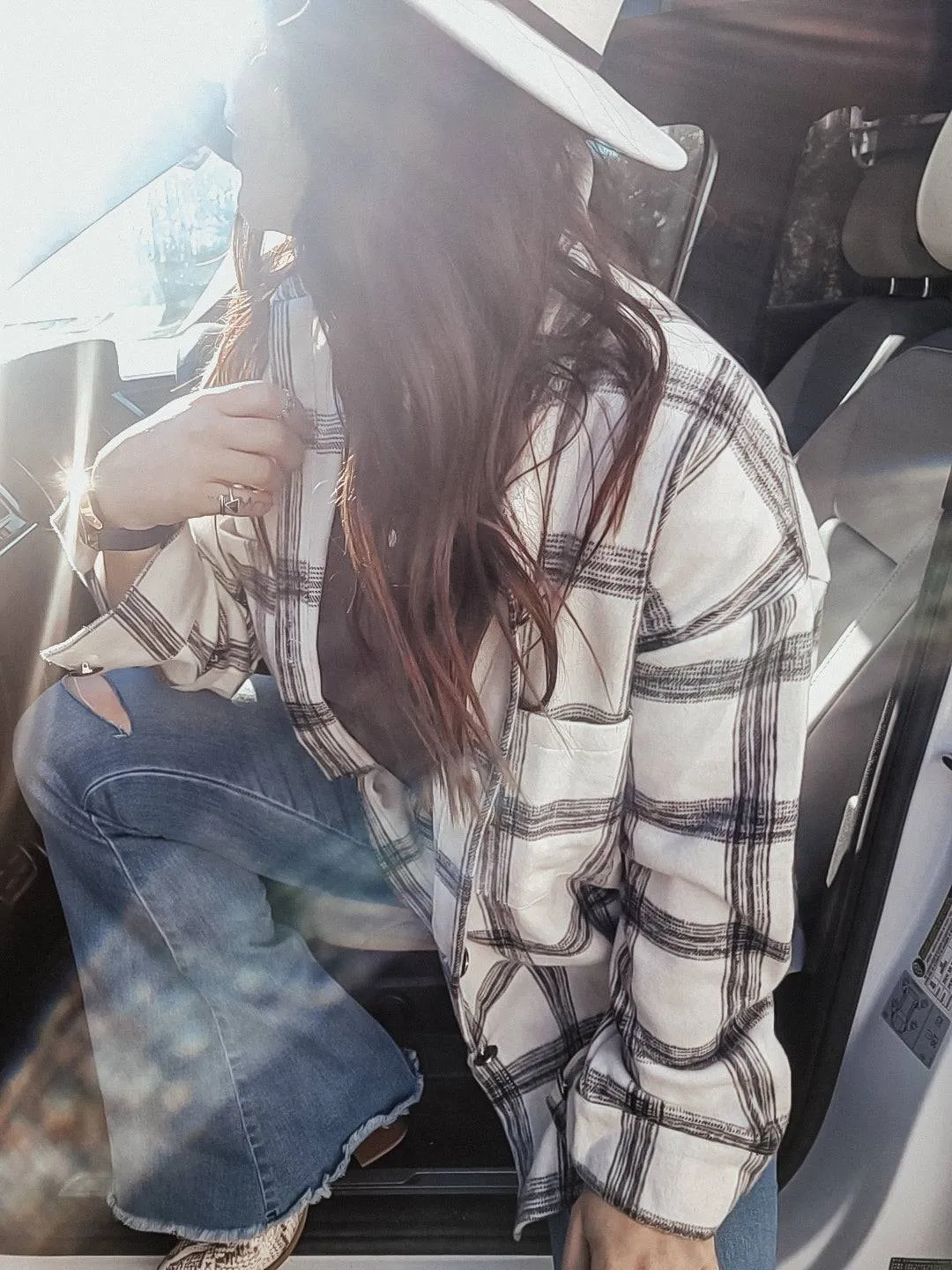 Juno Plaid Shacket