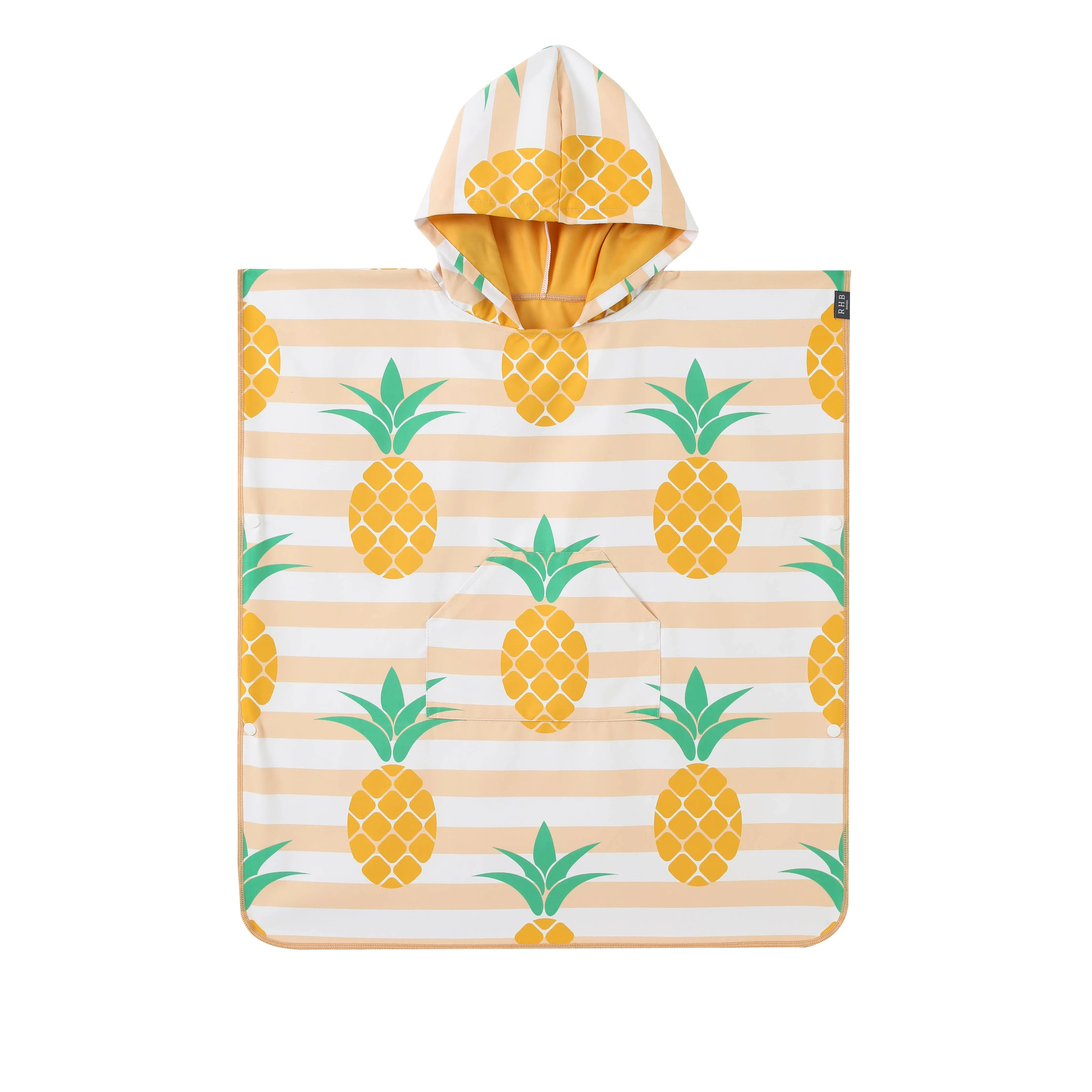 Kids Pineapple Quick Dry Poncho