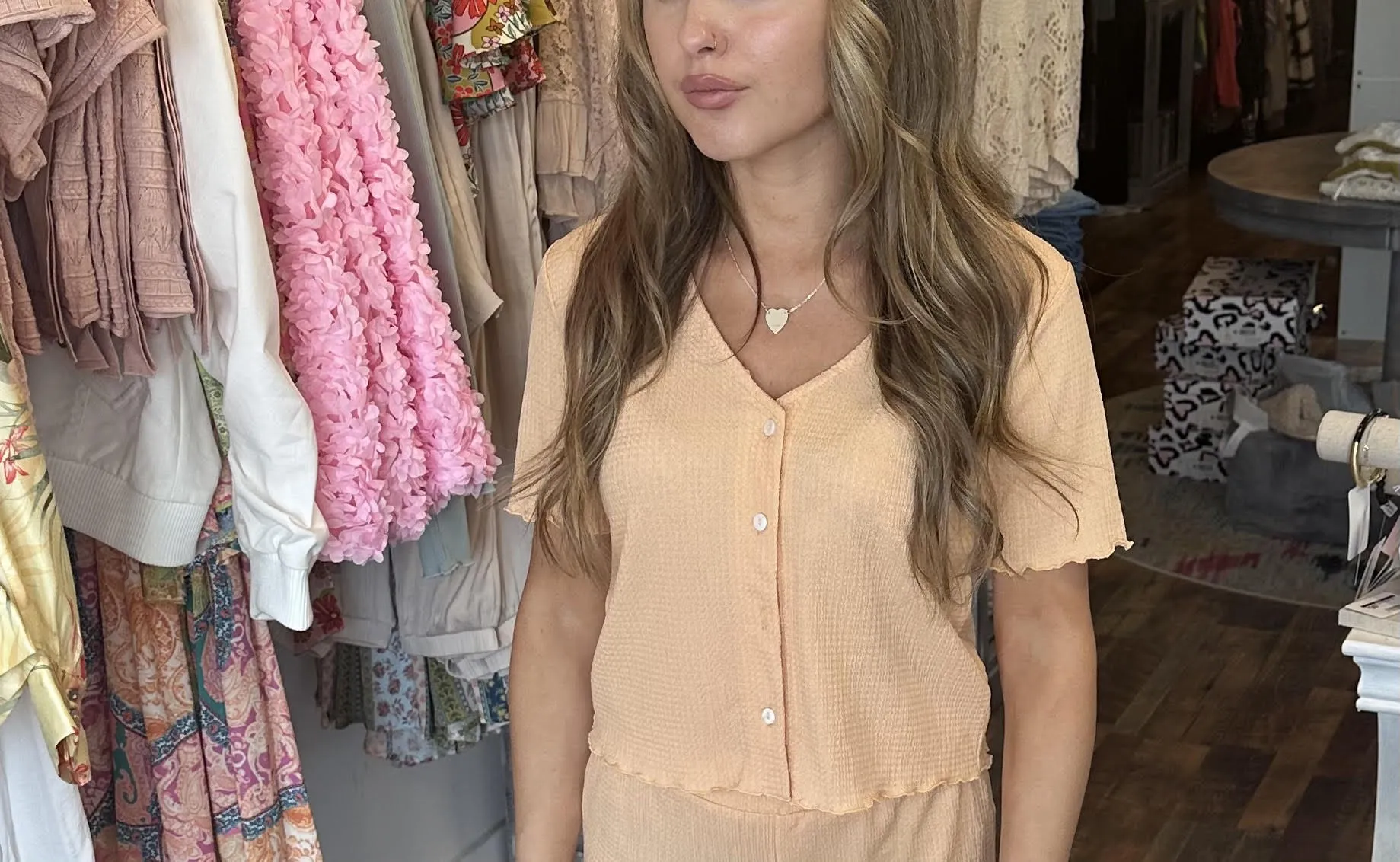 Kinley Knit Button Down Top