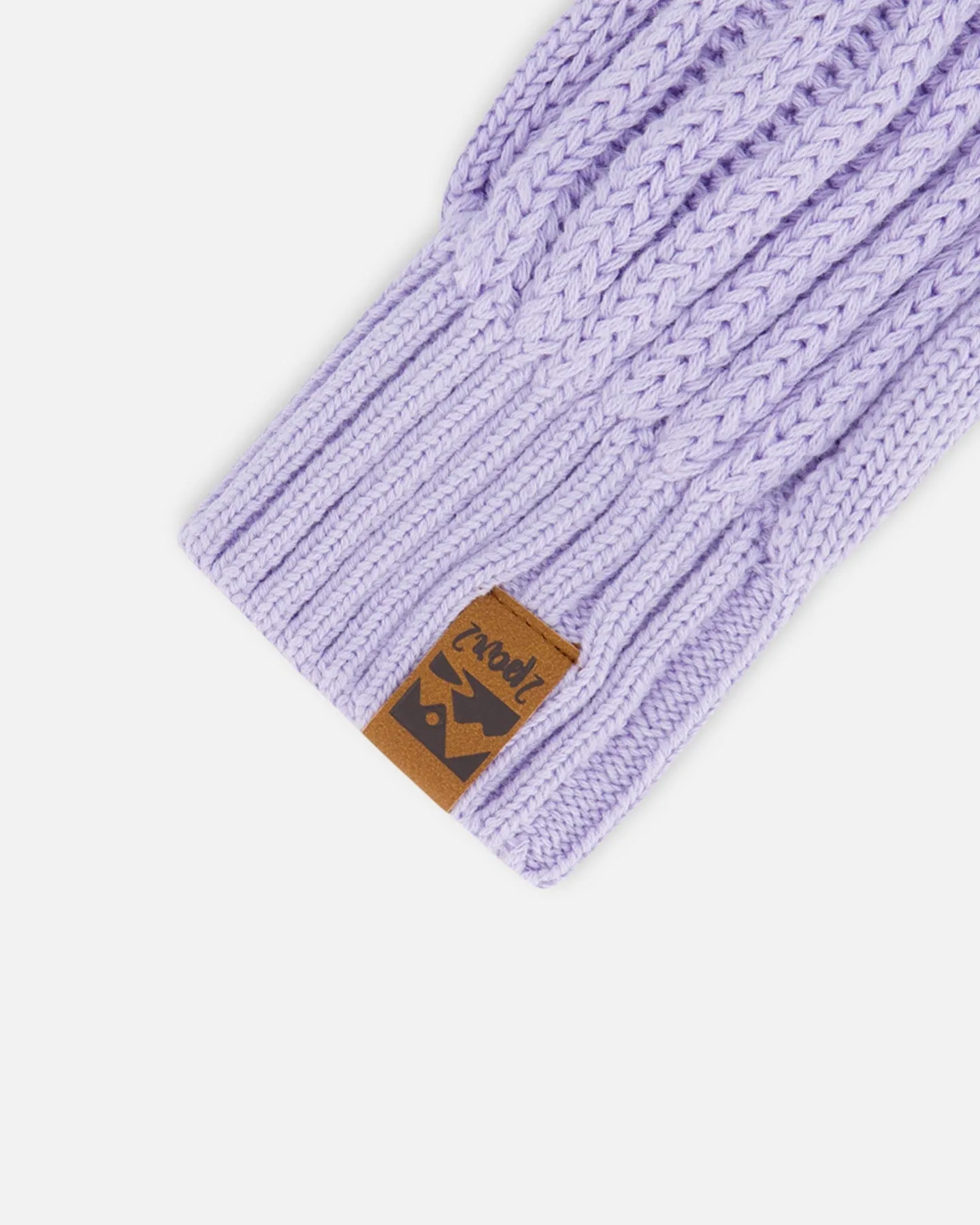 Knit Mittens Lilac