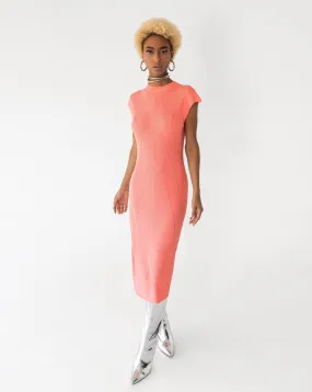 Light Knit Midi Dress - Peachy