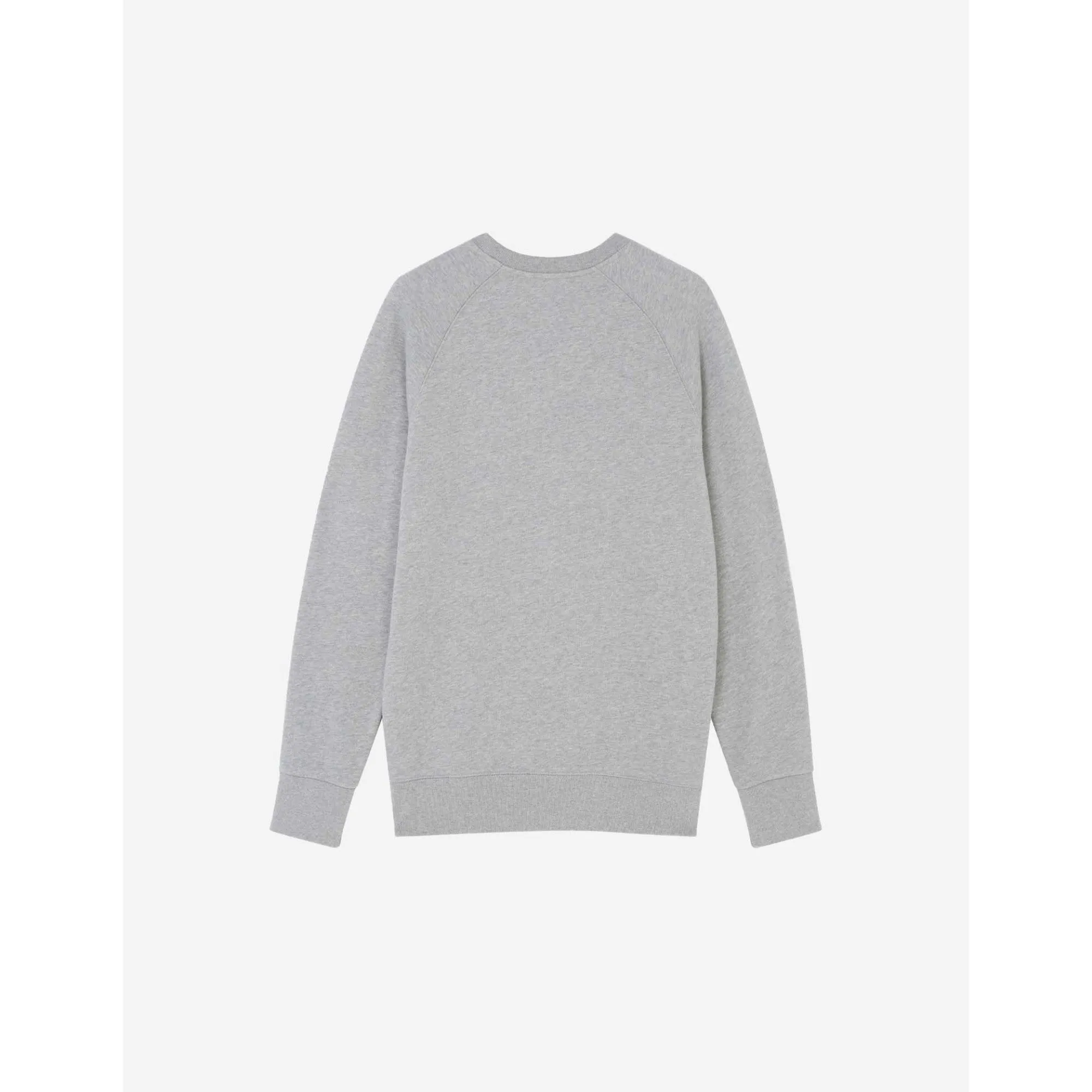 Men Fox Head Patch Classic Sweatshirt - Grey Melange