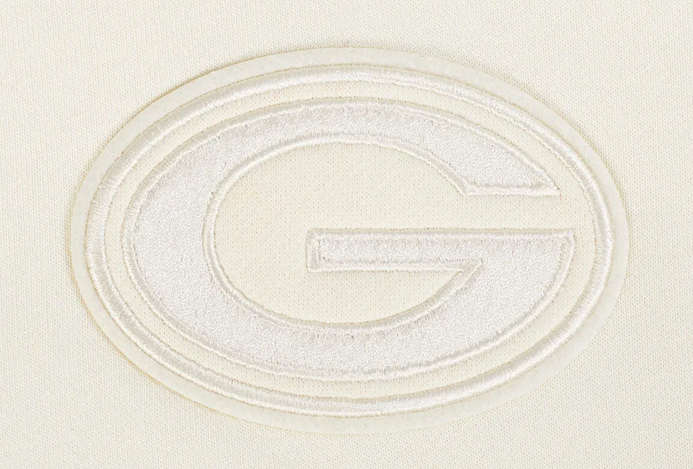 NFL GREEN BAY PACKERS NEUTRAL WOMEN'S CREWNECK (EGGSHELL)