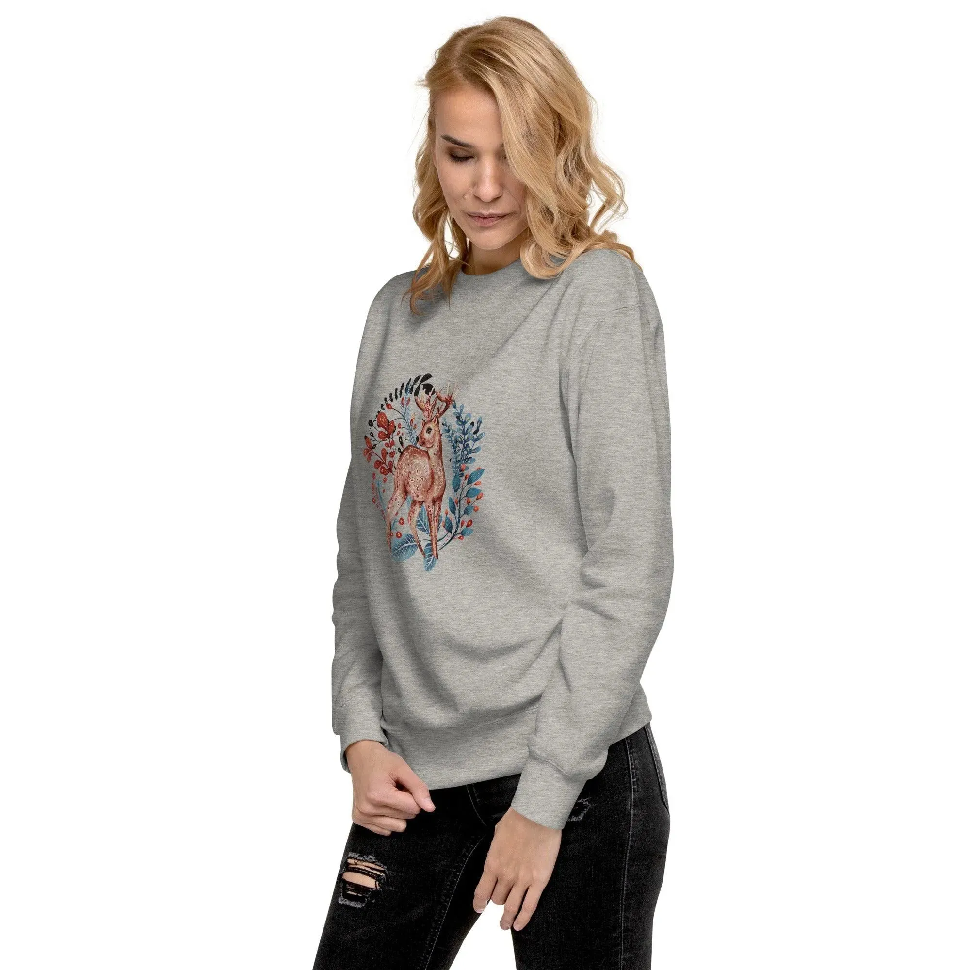 Nordic Winter Sweatshirt - Deer
