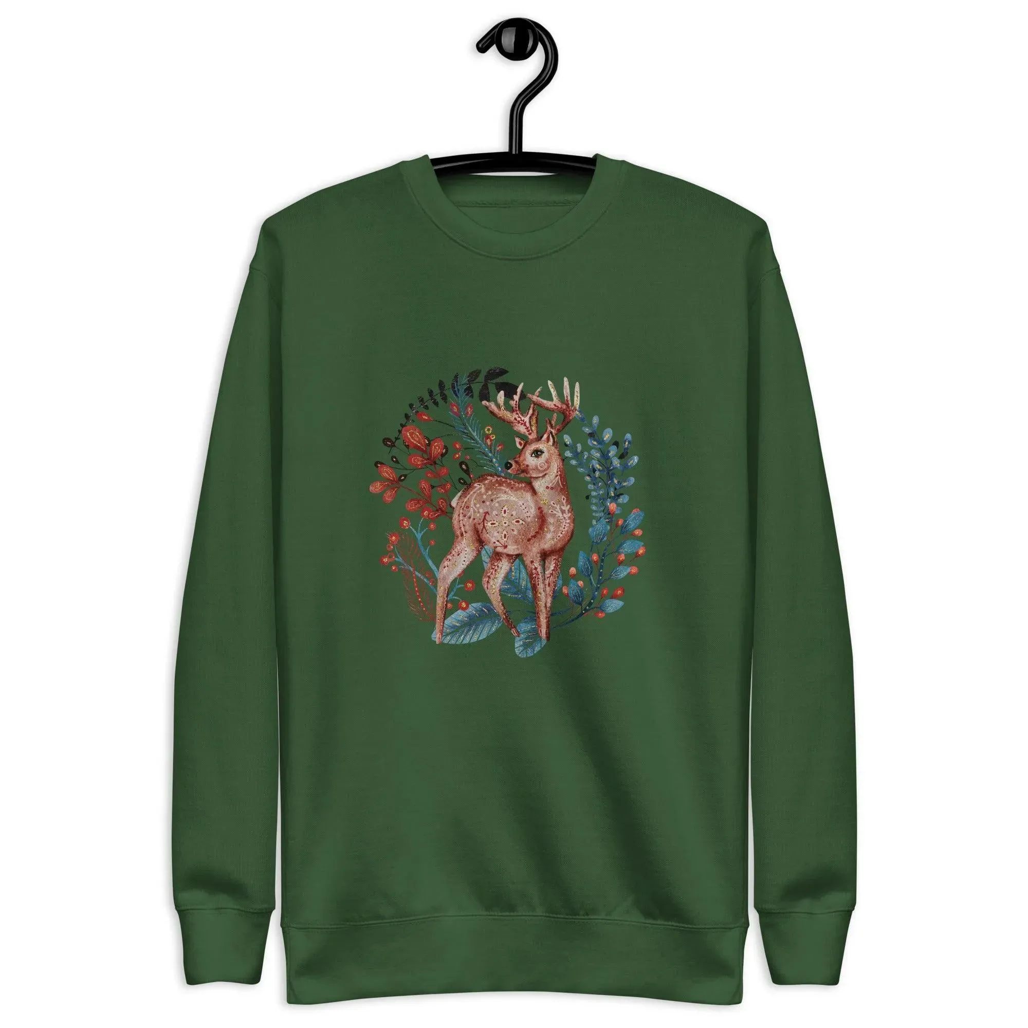 Nordic Winter Sweatshirt - Deer