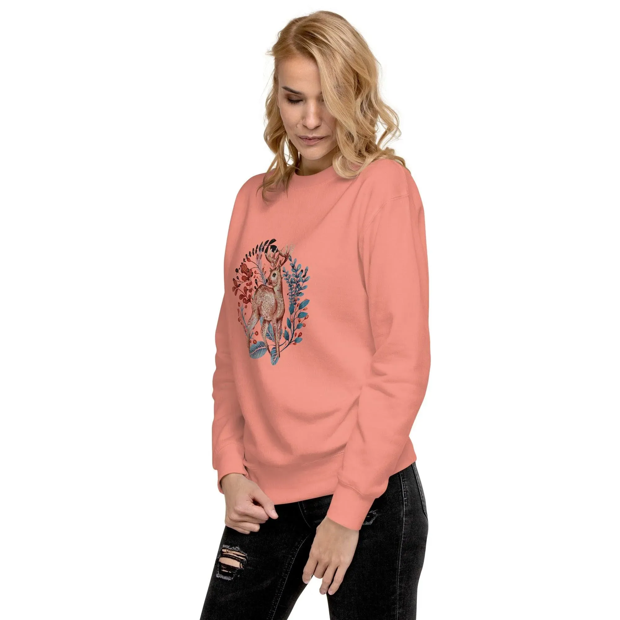 Nordic Winter Sweatshirt - Deer
