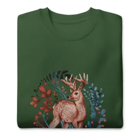 Nordic Winter Sweatshirt - Deer