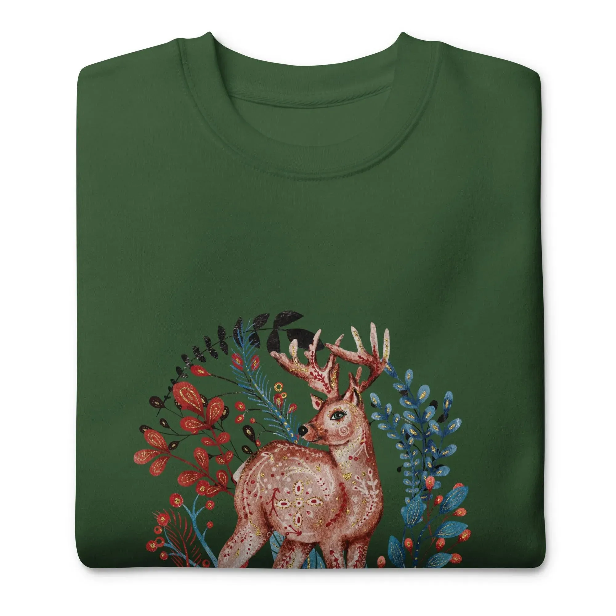 Nordic Winter Sweatshirt - Deer