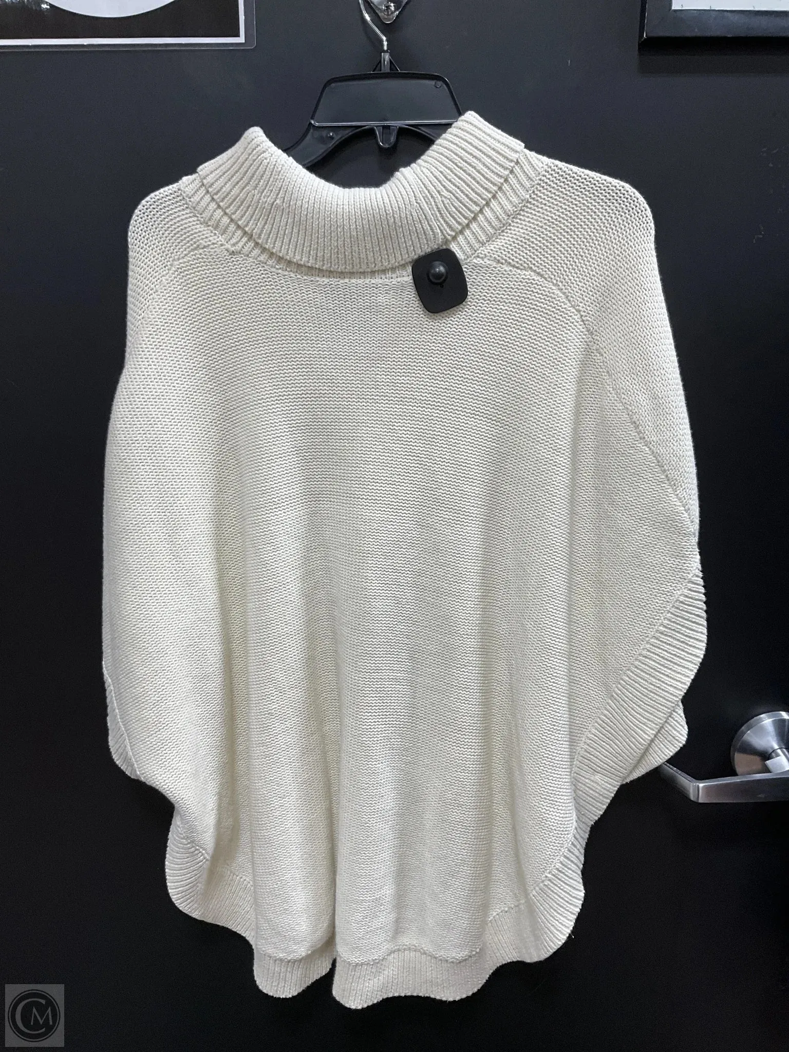 Poncho By Lauren By Ralph Lauren In Cream, Size: L