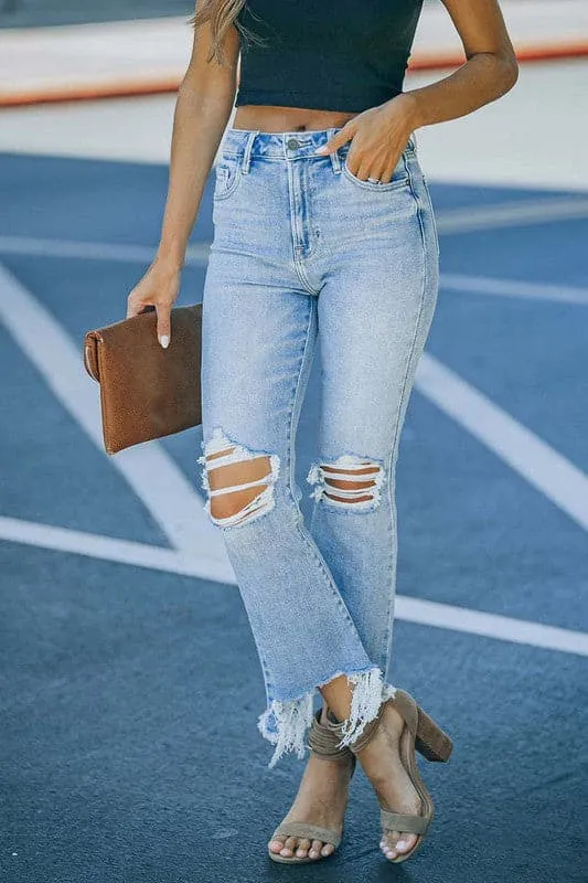 PX959 Comfort Denim Distressed Pant