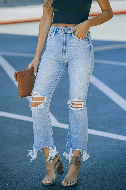 PX959 Comfort Denim Distressed Pant