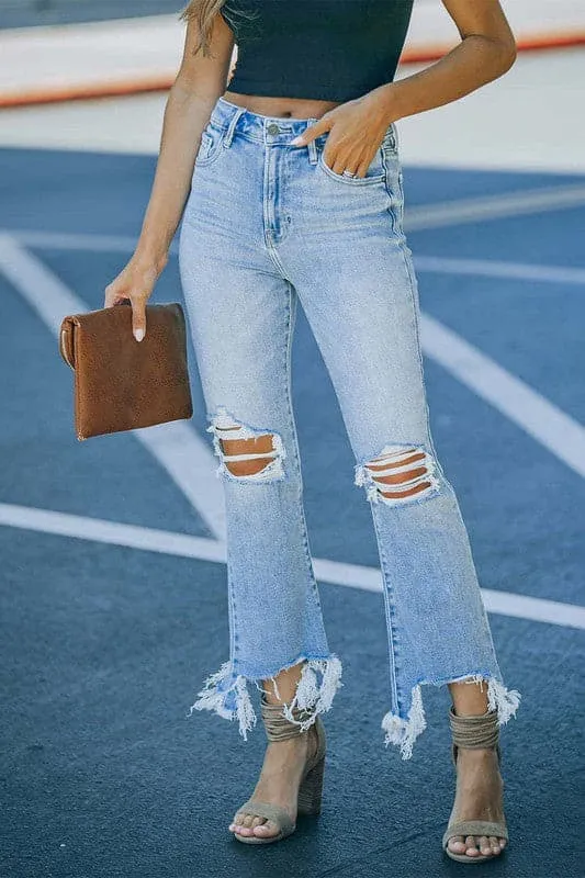 PX959 Comfort Denim Distressed Pant