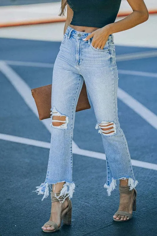 PX959 Comfort Denim Distressed Pant