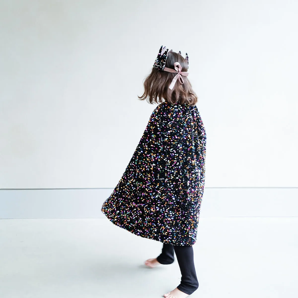 Rainbow Dazzle Sequin Cape by Mimi & Lula