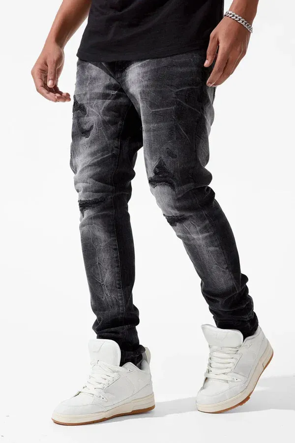 Sean - Driftwood Denim (Black Ice) JS2116