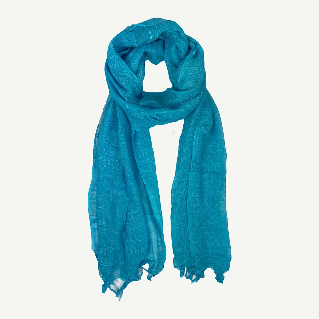 SF 201 Soft Cotton Light Woven Stylish Stole Scarf