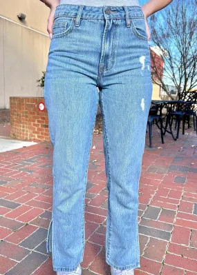 Should You Know Straight Jeans - Medium Wash
