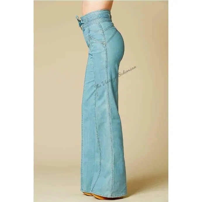 Stoned Immaculate Waiting For The Sun Bells in Topanga Flare Jeans