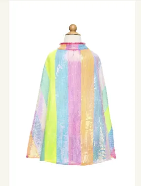 Stripy Sequins Cape