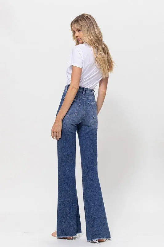 Super High Waisted Flare Jeans