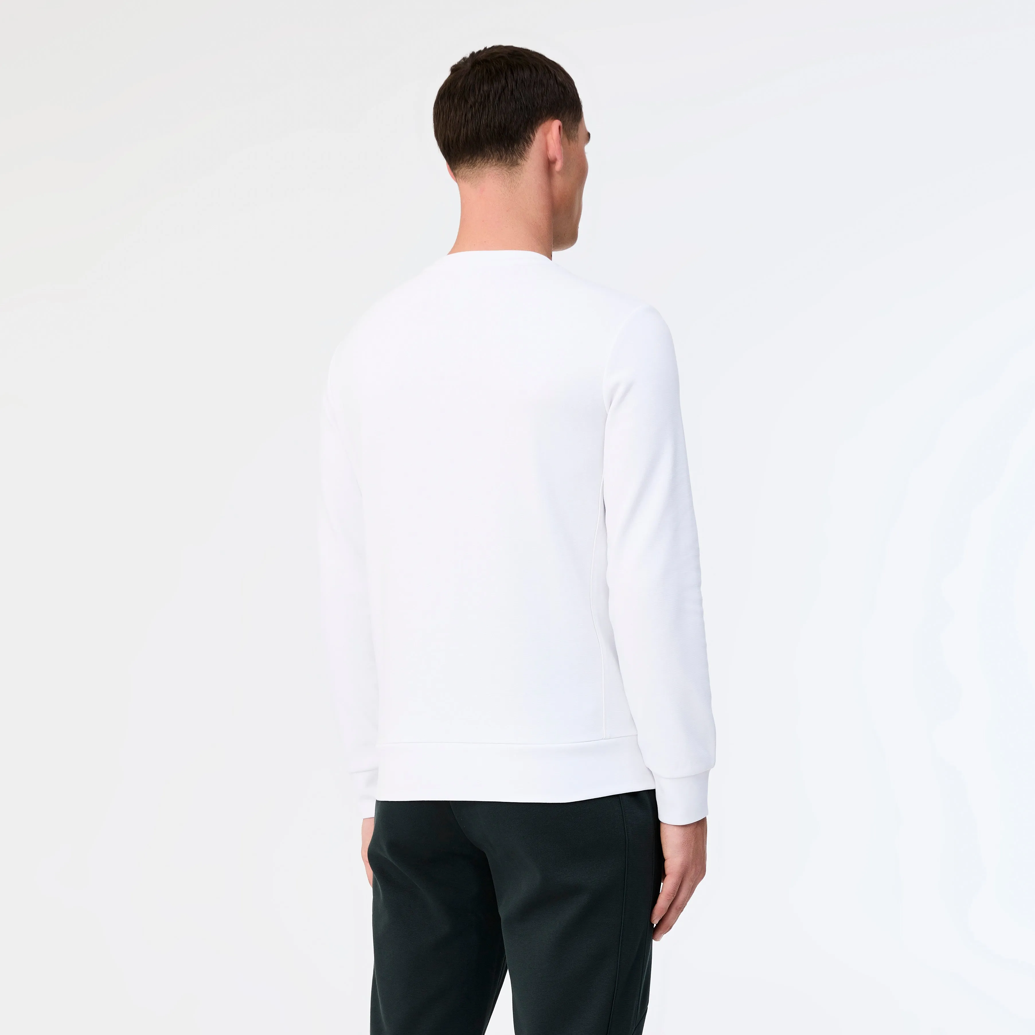 Tech Cotton Sweatshirt White