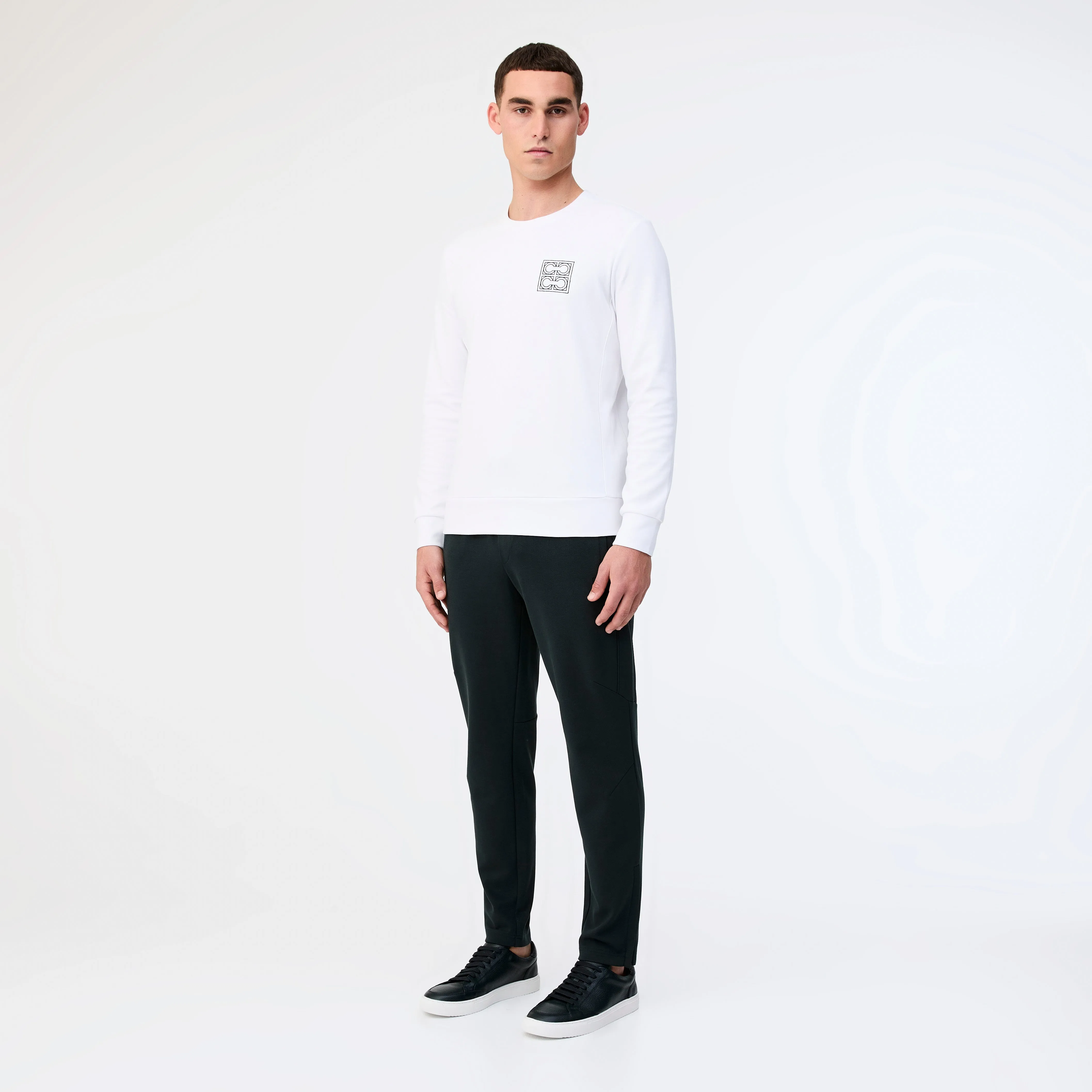 Tech Cotton Sweatshirt White